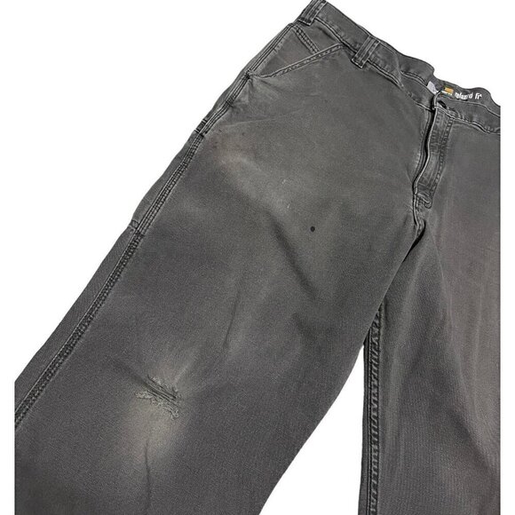 Carhartt Relaxed Fit Cargo Carpenter Designer Work Khaki Pants 38x30 - Picture 5 of 5
